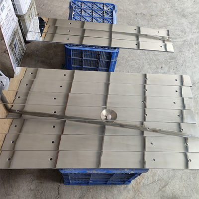 Casting 5-10mm Steam Blowing Target Plate Straight Through Alloy Target Plate