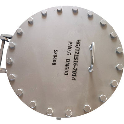Boca de acero inoxidable de la boca del recipiente del reactor HG/T21535-2014 adaptable