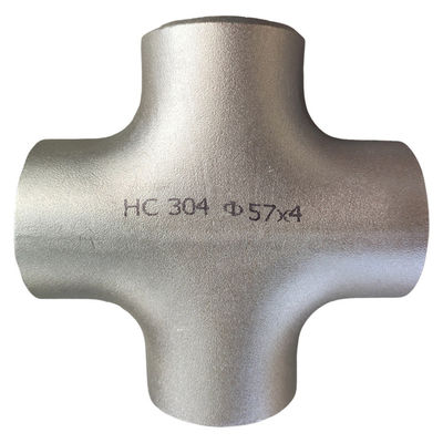 Customized Four Way Seamless Gas Pipe Fittings With Alloy Steel For Industrial Applications