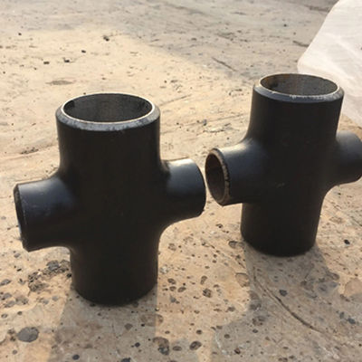 Customized Four Way Seamless Gas Pipe Fittings With Alloy Steel For Industrial Applications