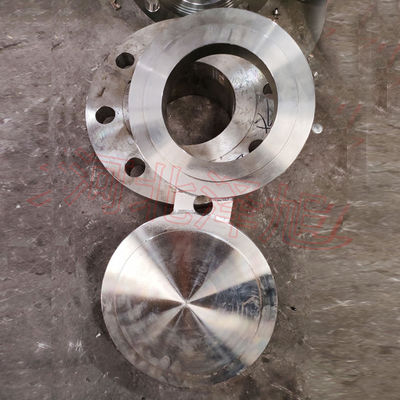 Forged Steel Flange 150-2500 Pressure Rating For Various Applications Silver Color Bolted Connection
