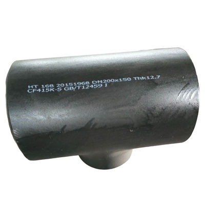 A234 WPB ASTM Standard Seamless Pipe Fittings Carbon Steel Tee Equal Diameter Tee Sch10-Sch160