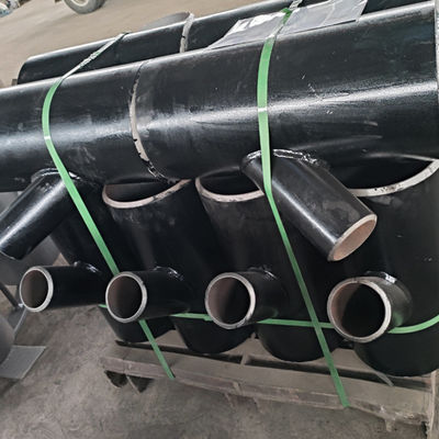 A234 WPB ASTM Standard Seamless Pipe Fittings Carbon Steel Tee Equal Diameter Tee Sch10-Sch160