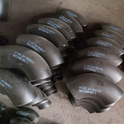 20# Carbon Steel Seamless Pipe Fittings 45 Degrees Long Radius Short Radius Elbow