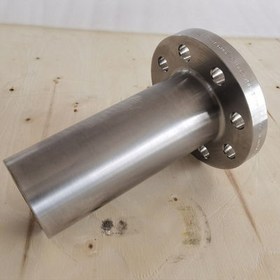 Long High Neck Pressure Vessel Flange Duplex Stainless Steel 150#