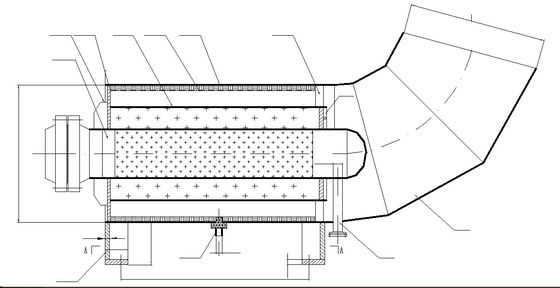 Power Plant Boiler Steam Purge Silencer 12Cr1MoV Horizontal Noise Reduction ≥35dB