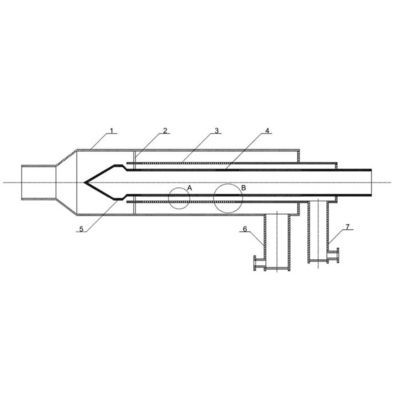 High Pressure 12Cr1MoV Alloy Boiler Collector For Steam Purging