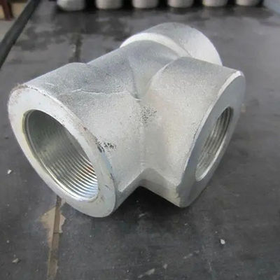DN50 3000LB Stainless Steel Socket Tee NPT Internal Thread Socket Tee