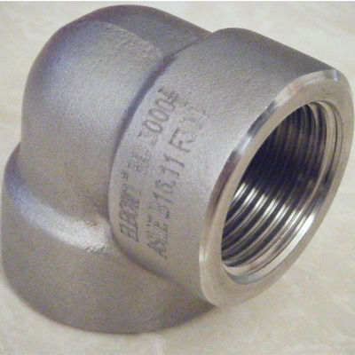 90° Elbow DN25 CL3000 With Internal Thread Socket Welding Forged High Pressure Pipe Fittings