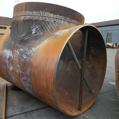Polished Surface Sch 40 Weld Fittings Large Butt Welded Tee Wear Resistance