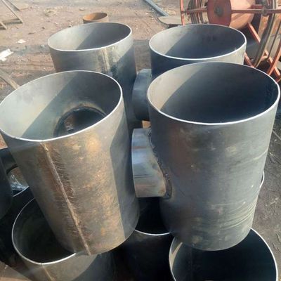Q235B Carbon Steel  Asme B16 9 Lateral Tee Butt Welded Tee Y Shaped