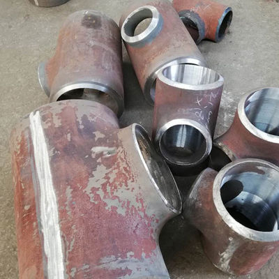 304 Butt Welded Stainless Steel Tee Corrosion Resistance Customized