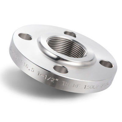 DN15mm Internal Thread Forged Steel Flange Used In Chemical Petroleum Pipeline