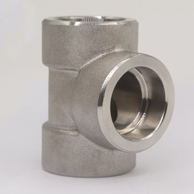 NPT Threaded Socket Tee 0Cr18Ni9 Customized According To Drawing