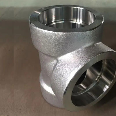 NPT Threaded Socket Tee 0Cr18Ni9 Customized According To Drawing