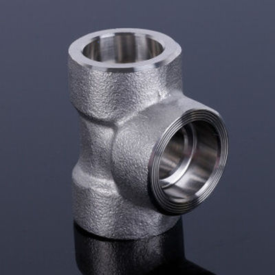 NPT Threaded Socket Tee 0Cr18Ni9 Customized According To Drawing