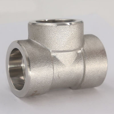 SW / THD Socket Pipe Fittings 1" Tee 3000#  ASTM A105 ASME B16.11