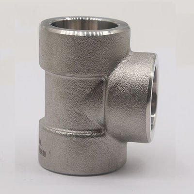 NPT Threaded Socket Tee 0Cr18Ni9 Customized According To Drawing