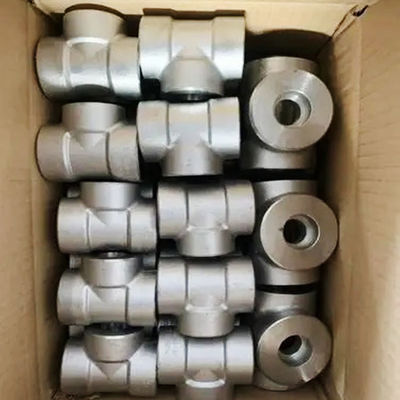 NPT Threaded Socket Tee 0Cr18Ni9 Customized According To Drawing