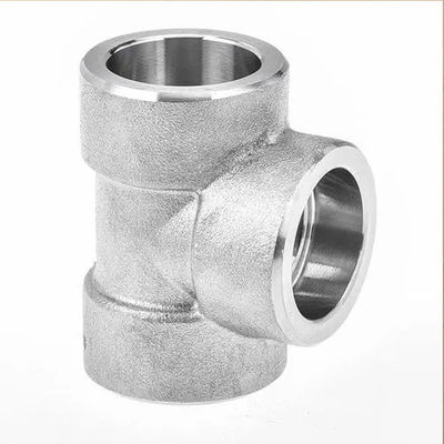 NPT Threaded Socket Tee 0Cr18Ni9 Customized According To Drawing