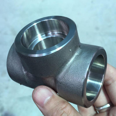 NPT Threaded Socket Tee 0Cr18Ni9 Customized According To Drawing