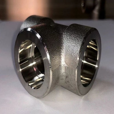 Forged Pipe Parts 9000LB Carbon Steel Tee Customized