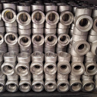 Forged Pipe Fittings Socket Weld Tee SW 2&quot; 3000# ASTM A105 ASME B16.11
