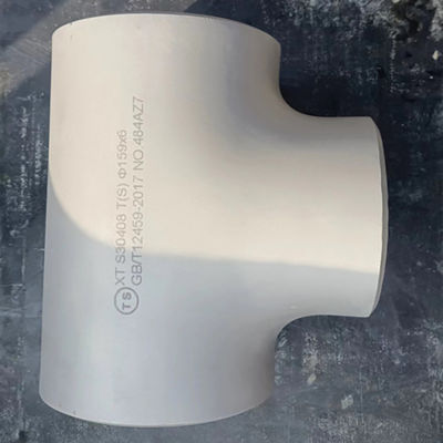 DN15-DN100 Reducing Socket Pipe Fittings Stainless Steel Equal Tee Large Diameter