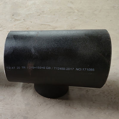 ASTM Hot Press Forming Carbon Steel Equal Tee Butt Weld Steel Fittings Customized