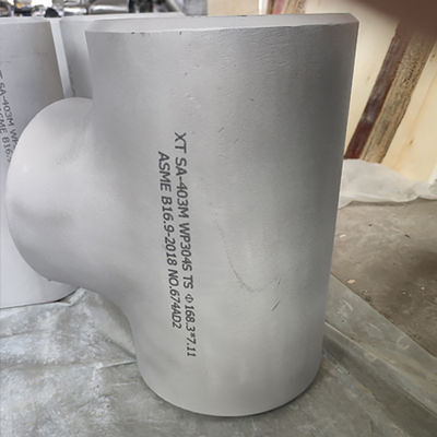 DN15-DN100 Reducing Socket Pipe Fittings Stainless Steel Equal Tee Large Diameter