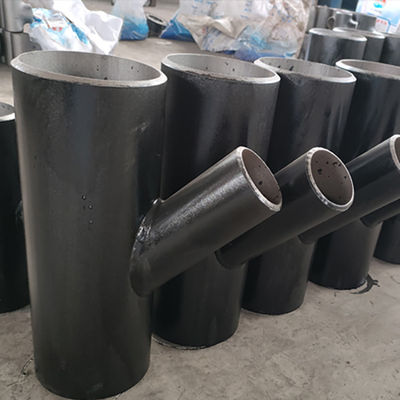 ASTM Hot Press Forming Carbon Steel Equal Tee Butt Weld Steel Fittings Customized