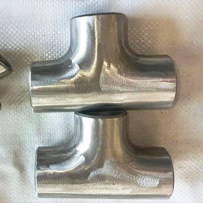 304 /316 Stainless Steel Seamless Pipe Tee for Shipbuilding Welding Connection