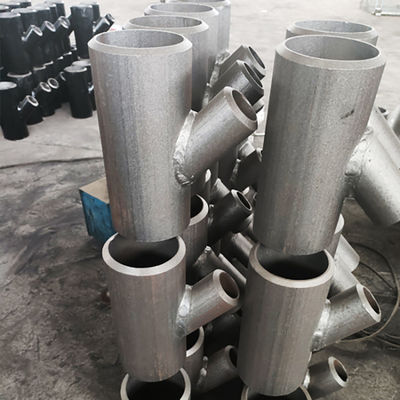 ASME B16.9 Seamless Tee Fittings Stainless Steel 316L Material Sch10-160 Wall Thickness