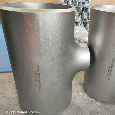 ASME B16.9 Seamless Tee Fittings Stainless Steel 316L Material Sch10-160 Wall Thickness