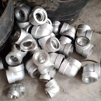 ASME B16.11 Forged Elbow Fitting Socket / Thread Connection 1&quot; 3000# SF304
