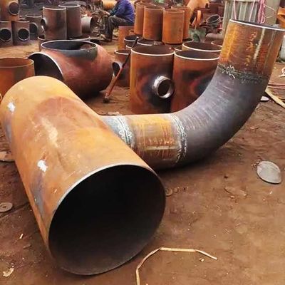 Q345 Butt Welding National Standard Large Diameter Welding Tee Corrosion Resistance