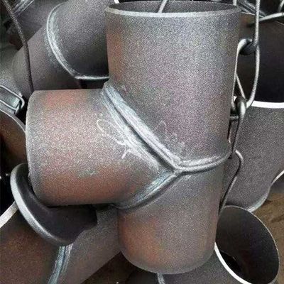 DN500X30 High Pressure Butt Welding Thick Wall Tee Support Customization
