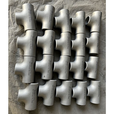 Seamless Pipe Fittings Reducing Tee  T(R)DN80×DN40 SCH40（L）×SCH80（S）  S30408 ASME B16.9