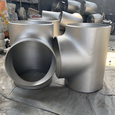 Seamless Pipe Fittings Reducing Tee  T(R)DN80×DN40 SCH40（L）×SCH80（S）  S30408 ASME B16.9