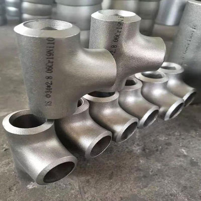 Seamless Pipe Fittings Reducing Tee  T(R)DN80×DN40 SCH40（L）×SCH80（S）  S30408 ASME B16.9