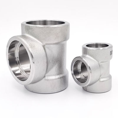 ASME B16.11 Standard Hot-Dip Galvanized Socket Tee DN50 6000LB