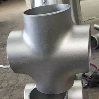 Customized Four Way Seamless Gas Pipe Fittings With Alloy Steel For Industrial Applications