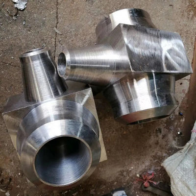 Galvanized Stainless Steel SW Socket Pipe Fittings Pressure Rating Up To 9000LB Forged Tee