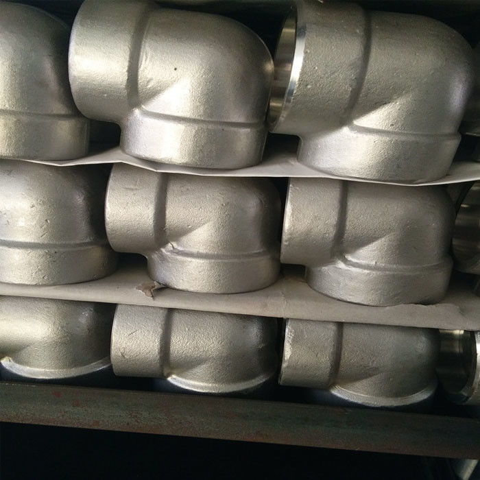 ASME B16.11 3000LB Forged Steel Socket Weld Fittings 45 Degree Pipe Elbow