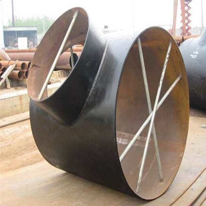 Q345 Butt Welding National Standard Large Diameter Welding Tee Corrosion Resistance