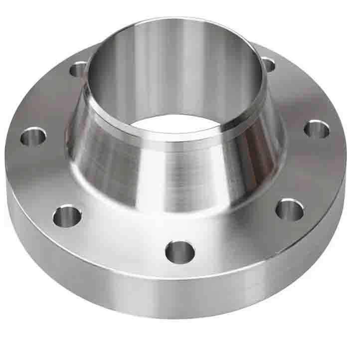 Forged Steel Flange Nut Connection Type Acid And Alkali Resistant Pressure Rating Silver
