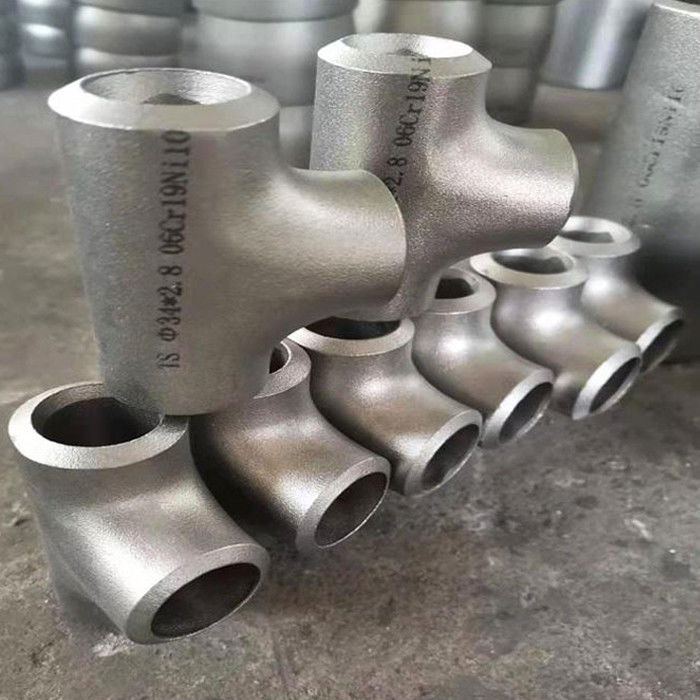 Seamless Pipe Fittings Reducing Tee  T(R)DN80×DN40 SCH40（L）×SCH80（S）  S30408 ASME B16.9